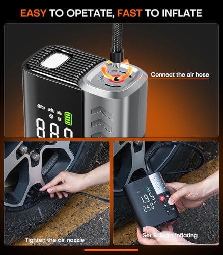 Tire Inflator Portable Air Compressor