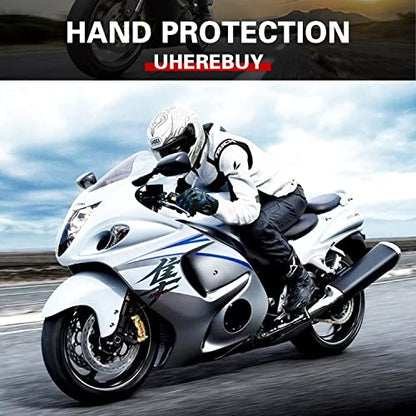 Motorcycle Gloves Touch Screen Full Finger Riding Gloves Knuckle Protection for Men and Women for Dirt Riding