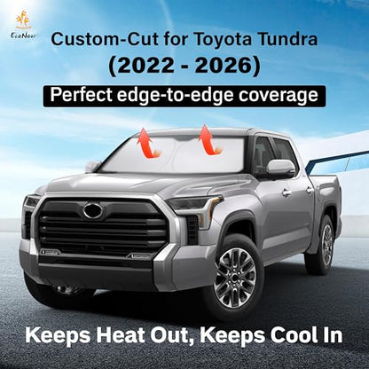 Windshield Sun Shade Compatible for Toyota Tundra 2022