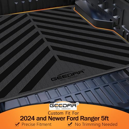 Rubber Bed Mat Compatible with Ford Ranger 2024 2025 2026