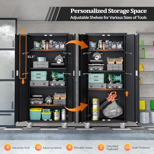 72'' Tall Garage Storage Cabinet