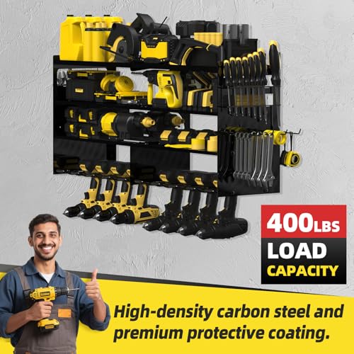 Power Tool Organizer Wall Mount with 8