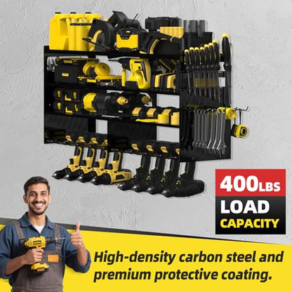 Power Tool Organizer Wall Mount with 8