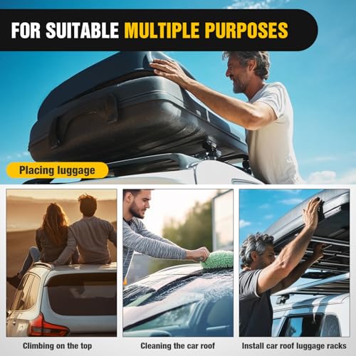 Car Door Step Universal Aluminum Latch Step for Car Roof Access Portable Folding Car Door Latch Hook Step Multi