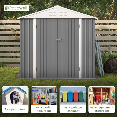 8x6 FT Outdoor Storage Shed