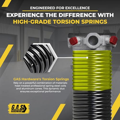 Garage Door Torsion Spring 207x1.75x25 Includes 1” Steel Bearing