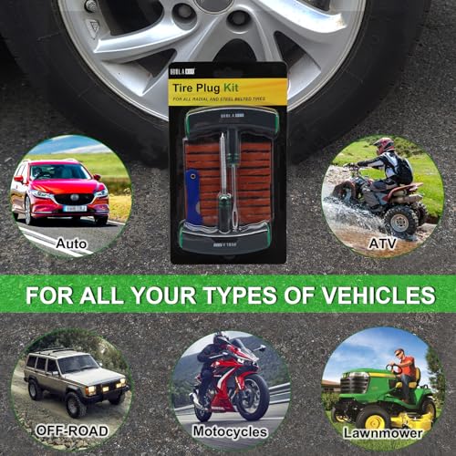 13 Piece Tire Plug Kit with T