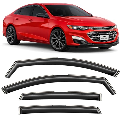 in Channel Extra Durable Rain Guards for ChevyMalibu 2016