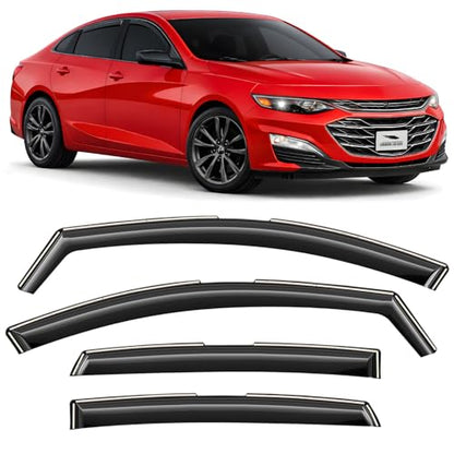 in Channel Extra Durable Rain Guards for ChevyMalibu 2016