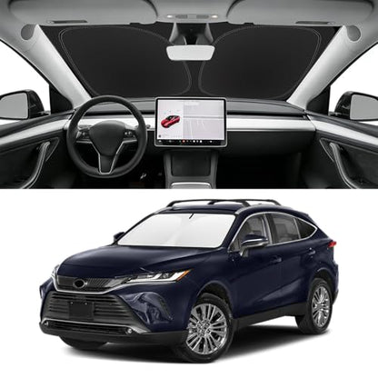 Custom Fit Windshield Sun Shade for Toyota Venza 2021