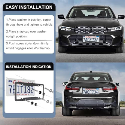 Carbon Fiber License Plate Frames