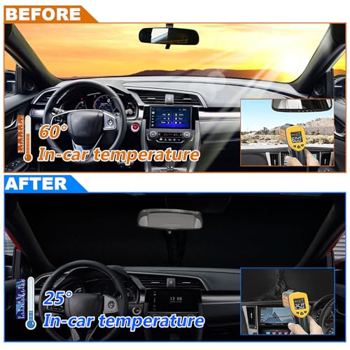 Foldable Front Windshield Sunshade fit for Honda Civic 2016