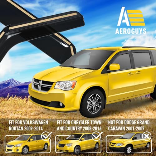 Extra Durable Window Deflectors in (4 Count)