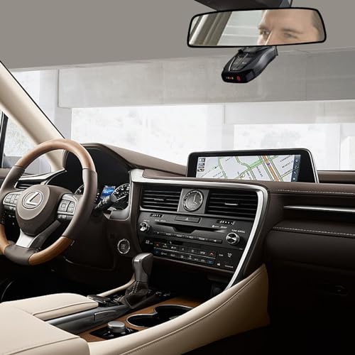 Radar Detector Rearview Mirror Rod Mount and Radar Power Cord Hardwired Kit