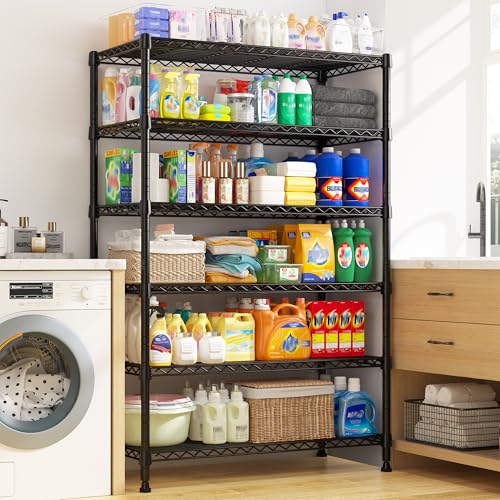 71" H 6 Tier Heavy Duty Wire Shelving