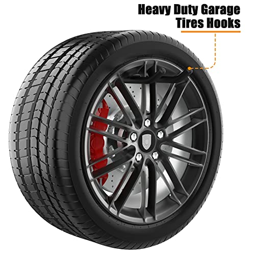 Garage Hooks 12.4 Inch Heavy Duty Garage Metal Hooks (6 Count)
