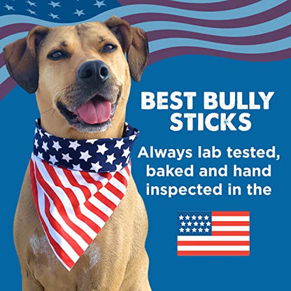 12 Inch Bully Sticks for Dogs (25 Count)