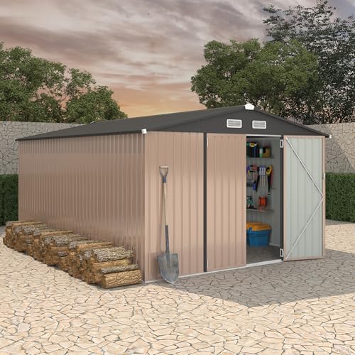10x14 FT Metal Storage Sheds Outdoor
