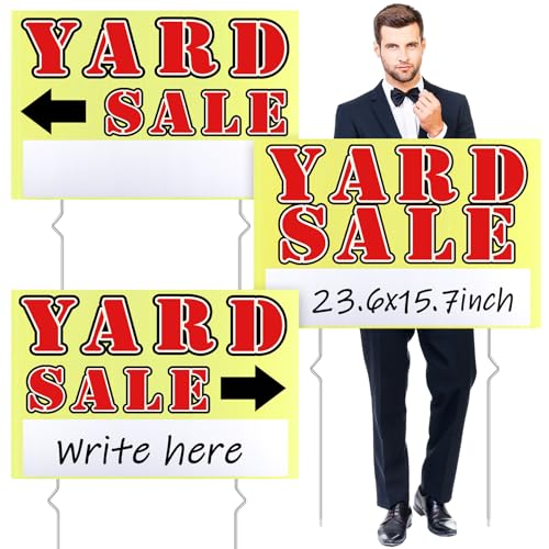 3 Pcs Sale Sign Extra Large (3 Count)
