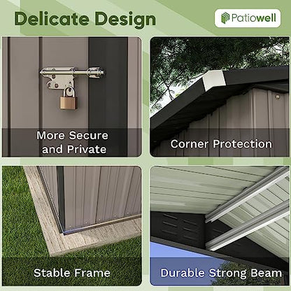 6x4 FT Outdoor Storage Shed
