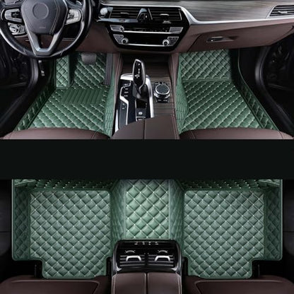 Car Floor Mat Fit 99% Sedans Sports Cars Luxury Custom Car Mats for SUV Women Leather Automotive Floor Mats All Weather Car Mats Diamond Floor Mats for Trucks