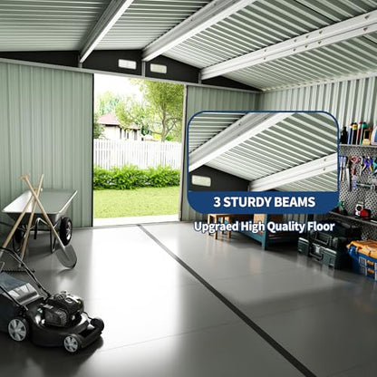 10x14 FT Metal Storage Sheds Outdoor