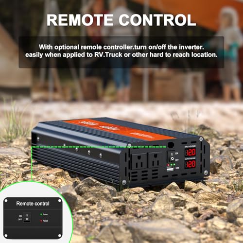 3000W Power Inverter 12V DC to 110V