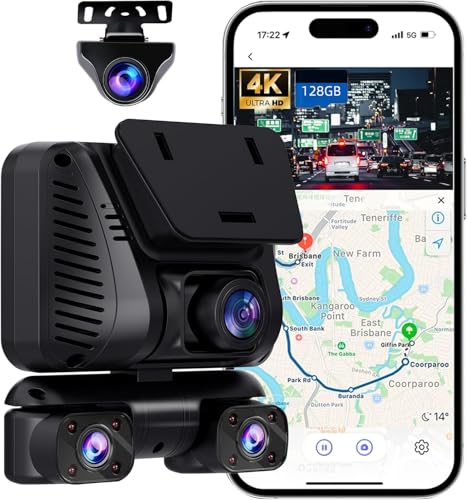 4K Dash Cam 360° View