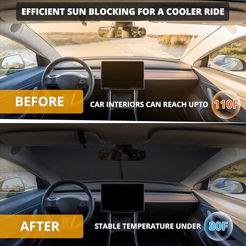Tesla Windshield Sun Shade for Model 3