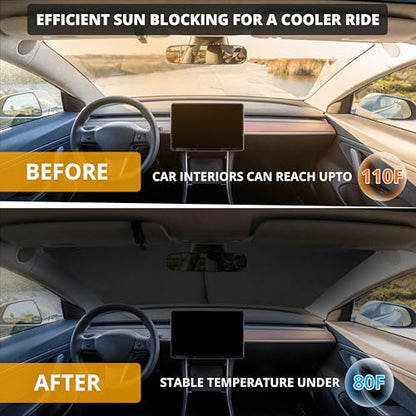 Tesla Windshield Sun Shade for Model 3