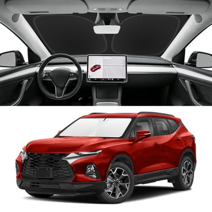 Custom Fit Windshield Sun Shade for Chevy Blazer 2019