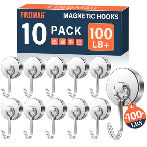 Magnetic Hooks Heavy Duty (10 Count)