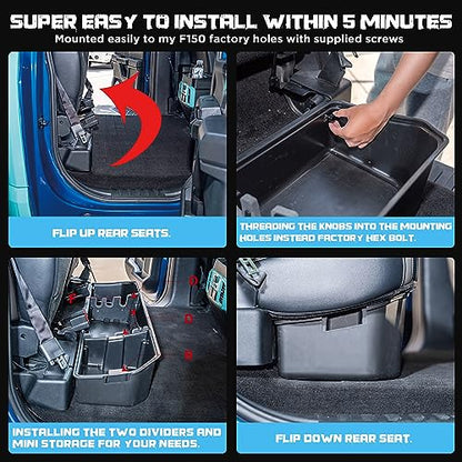 Underseat Storage Compatible with Ford F150