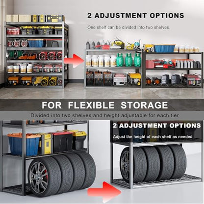 64" Wide 6 Tier Garage Shelving Unit (6 Count)