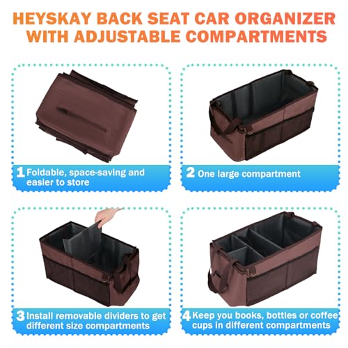Backseat Car Organizer Car Caddy Passenger Seat Organizer for Kids