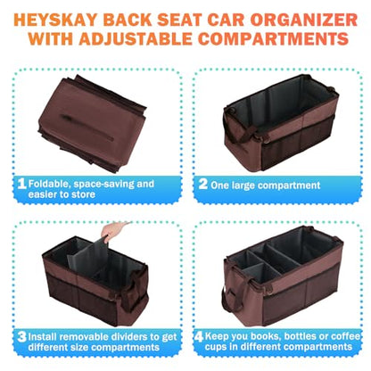 Backseat Car Organizer Car Caddy Passenger Seat Organizer for Kids