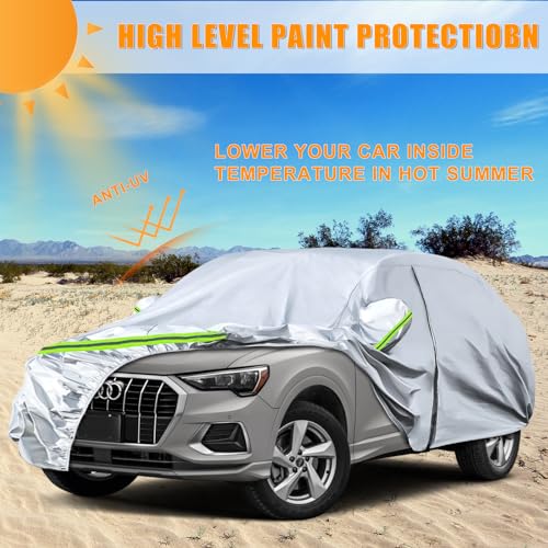 6 Layers Silver Waterproof Car Covers Replace for 2012