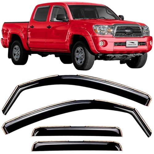 in Channel Extra Durable Rain Guards for Trucks Toyota Tacoma 2005 (4 Count)