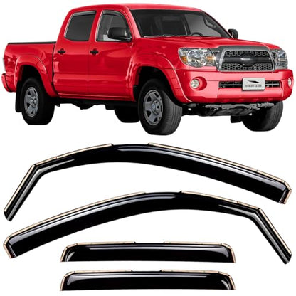 in Channel Extra Durable Rain Guards for Trucks Toyota Tacoma 2005 (4 Count)