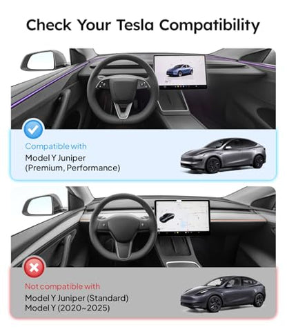 for Tesla Model Y Juniper Rear Center Console Organizer