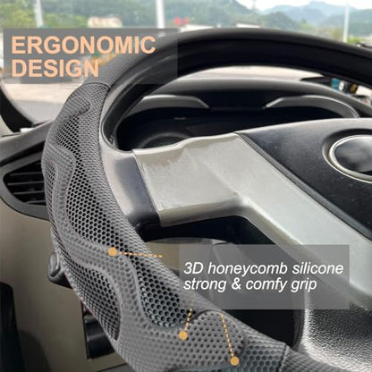 XL Comfy Grip Steering Wheel Cover for Semi Truck 18 Inch