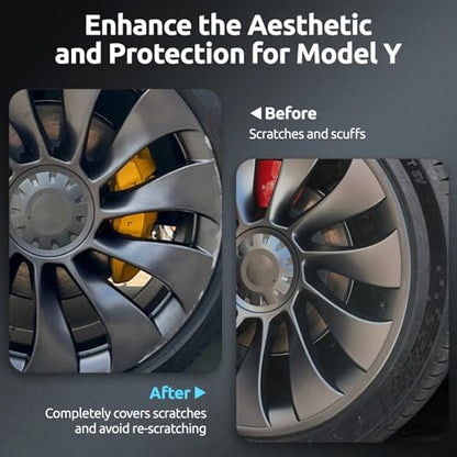 Wheel Rim Protector for Tesla Model Y Performance 21 Inch Überturbine Wheels All