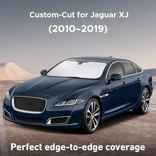 Windshield Sunshade Compatible for Jaguar XJ 2010