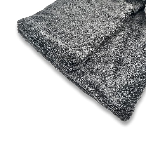Hydro-FIL XL | Professional Grade Microfiber Towel | Extra Large 20” x 31.5” | Highly Absorbent | Premium Drying Cloth for Car Detailing (Grey)