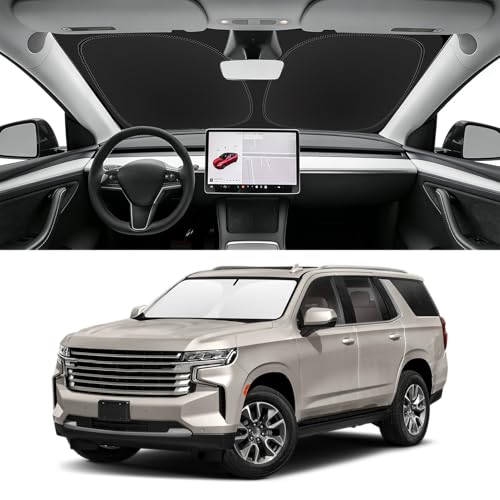 Custom Fit Windshield Sun Shade for Chevy Tahoe 2021