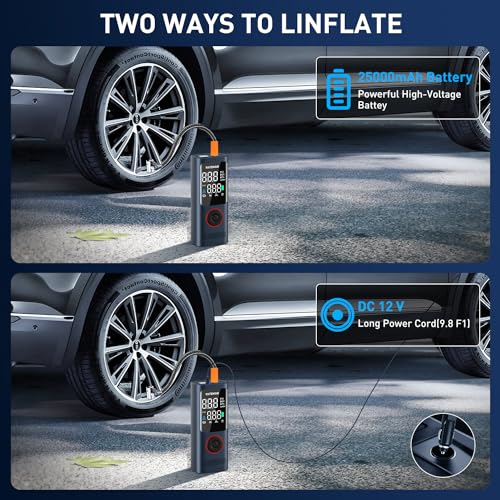 Tire Inflator Portable Air Compressor