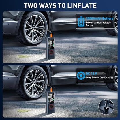 Tire Inflator Portable Air Compressor