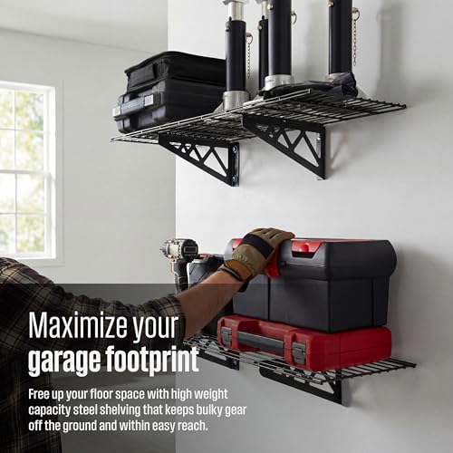Steel Garage Wall Shelves 2 (2 Count)