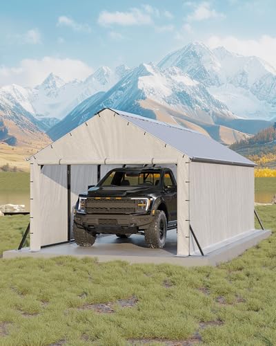 11'x20'x9' Vertical Roof Metal Carport