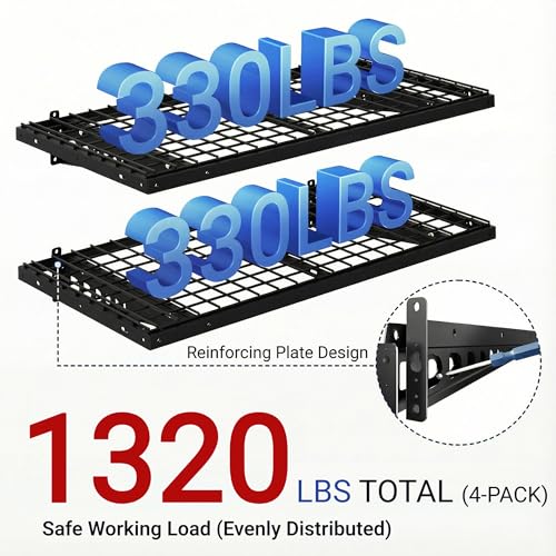 2x4ft Garage Storage (4 Count)